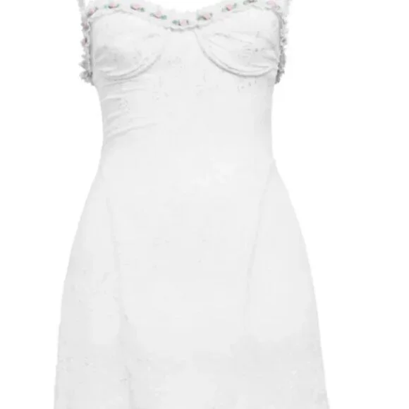 The Bar Jade Dress in Blanc - Never Been Worn/Tags - Size 6 - Picture 5 of 8